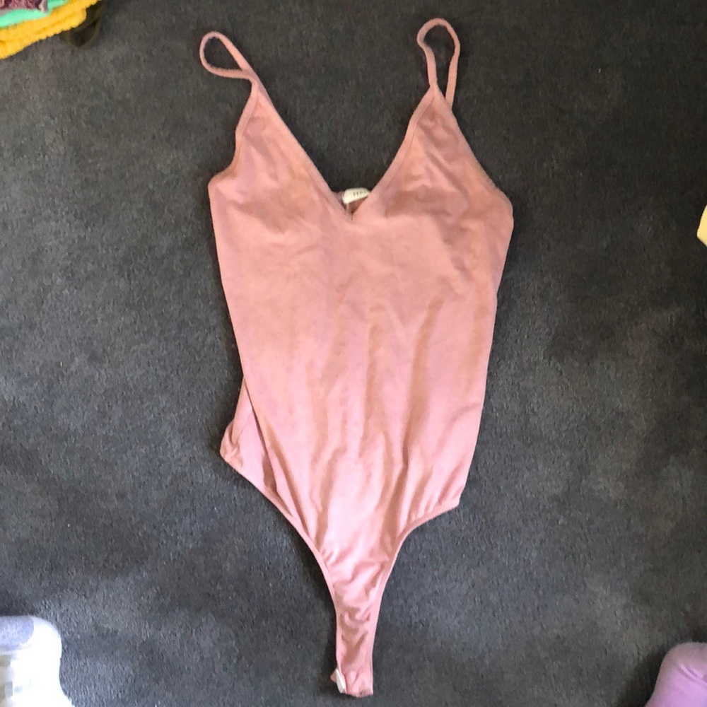 Blush body suit